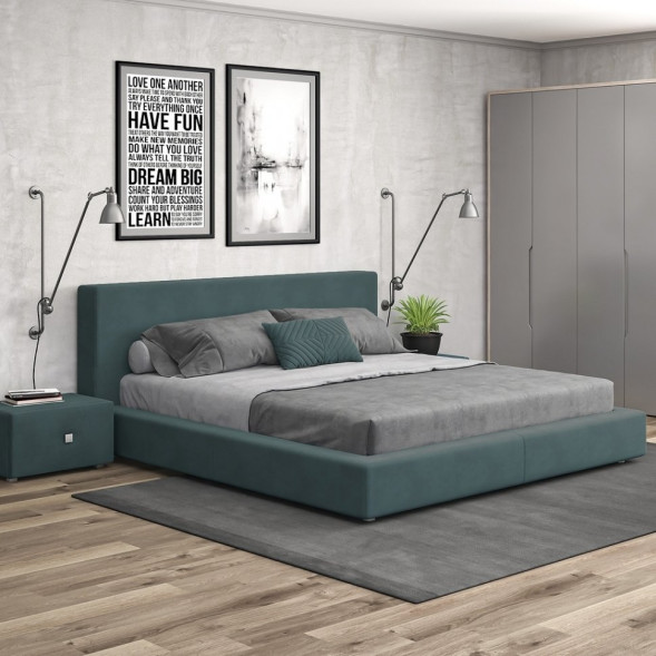 Кровать Бруклин 160х200 Универсал, ППМ, 800Н) — Caprice 20 (какао)