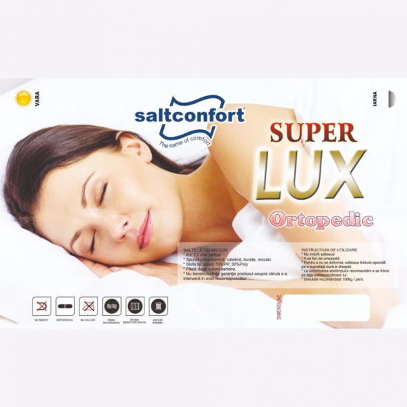 Super Lux Ortopedic H - 25 см +5 см MEMORY 1800*2000 — Белый