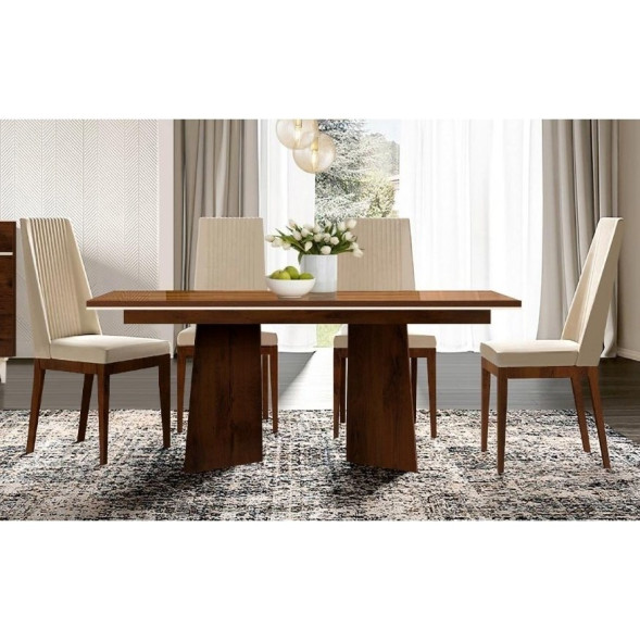 DZhORDZhIYa 9 Masă de dining — nuc