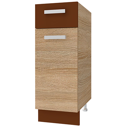 ALINA 30 N — stejar sonoma / stejar sonoma moka 1