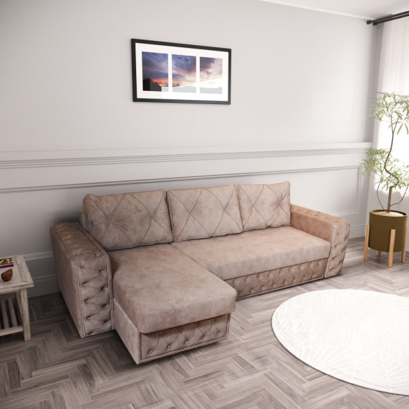 Мягкий угол ВЕРСАЛЬ К-2 ТFK — Astor Beige